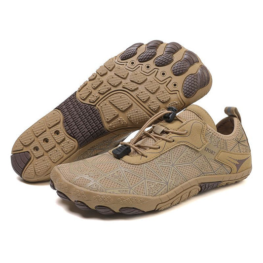 Khaki/Beige Bare foot shoes