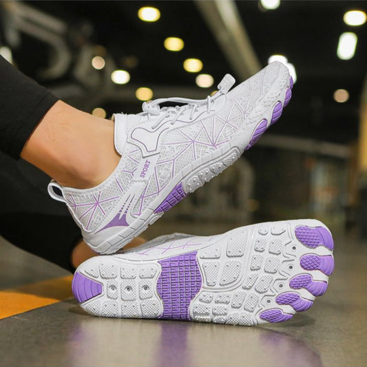 White Wide toe Box shoes